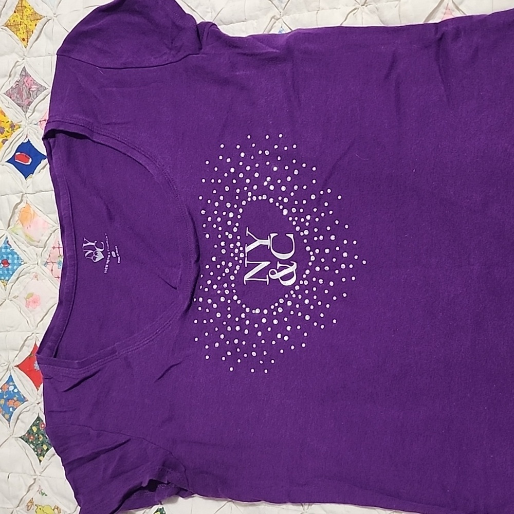 NY&C Purple Tee